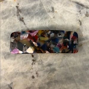 Multicolored barrette